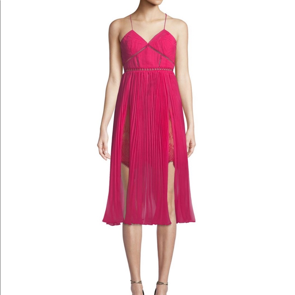 Self portrait Fuchsia dress